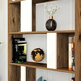 Bibliotecă Lima White and Walnut