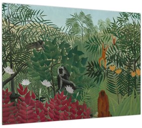 Tablou - Henri Rousseau, Tropical Forest with Monkeys, reproducere (70x50 cm)