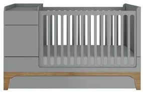 Patut pentru copii multifunctional UP! gri 70×120 cm
