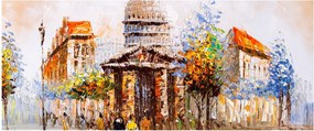 Tablou - Monument de oraș pictat (120x50 cm)