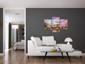 Tablou cu cireș japonez (90x60 cm)