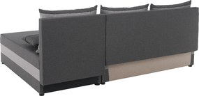 Set de canapea universal, gri/gri deschis, PAGI COLţ UNI