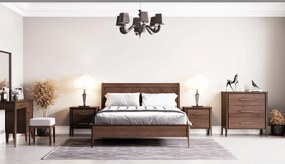 Pat lemn masiv Selvawood 140/160/180x200 cm - 180x200