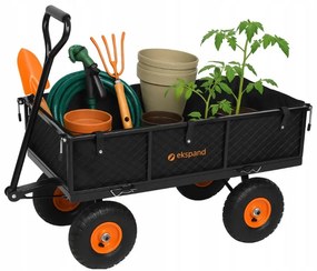 Cărucior de grădină multifuncțional 3in1 cu o capacitate de încărcare de 200 kg