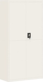 vidaXL Fișet, alb, 90x40x180 cm, oțel