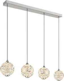 Globo 16047-4HC - Lustru LED pe cablu VIRINA LED/32W/230V
