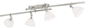 Plafoniera design modern OPALDESIGN 4L, satin