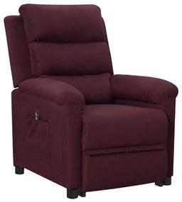 3098264 vidaXL Fotoliu cu ridicare, violet, material textil