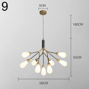 Lampă cu pandantiv UVE by Anzazo