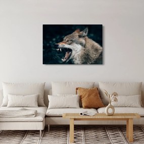 Tablou cu lup (90x60 cm)