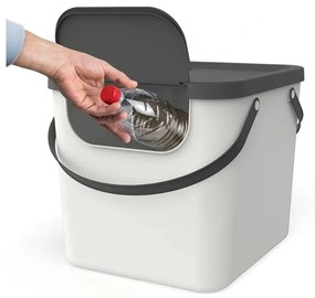 Coș de gunoi pentru deșeuri sortate din plastic reciclat 40 L Albula - Rotho