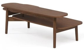 Măsuță de cafea din furnir de nuc Woodman Eichberg