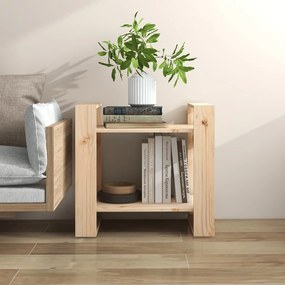 Bibliotecă/separator cameră, 60x35x57 cm, lemn masiv pin