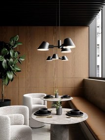 Lustra cu 3 brate design modern STAY negru 2120703003 NL