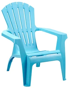 Scaun terasa cu brate Florida, 75x86x86 cm, azur, polipropilena