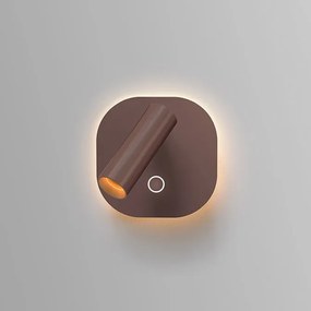 Aplica LED design modern Biblos maro oxid