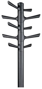 Cuier negru din metal 35x178 cm Pull – Spinder Design