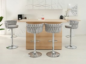 Scaun Adel (gri + chom). 1110644
