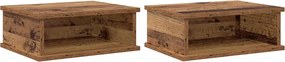 vidaXL Noptieră 2 pcs Lemn vechi 40 x 31 x 15 cm Lemn compozit
