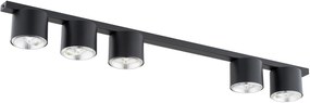 Emibig Nano lampă de tavan 5x15 W negru 1310/5