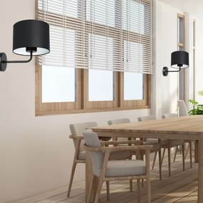 Lampă de perete ARDEN 1xE27/60W/230V negru/alb