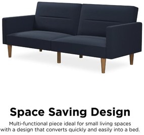 Canapea extensibilă Mainstays, albastru închis