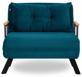 Fotoliu Sando Single Petrol Green