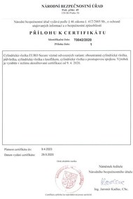 Cilinru Richter ES.30/30.NI 30+30 mm, 6 buc. chei