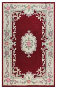 Covor din lână Flair Rugs Aubusson, 150 x 240 cm, roșu