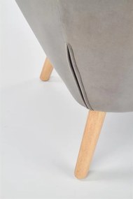 Canapea catifea Culoare Gri, PITEA