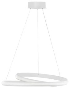 Lustra suspendata LED design modern Malvi, alb NVL-9357041