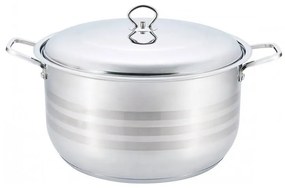 Semi-Oală din Inox, 26 Litri, Bază 3 Straturi (Inducție), Capac din Inox