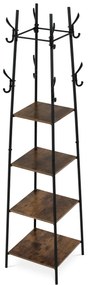 Cuier cu rafturi GD-170 OLW, lemn vechi