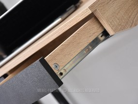Masă PC Boge B (stejar + negru). 1109729