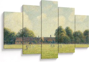 Tablou - Camille Pissarro, Hampton Court Green, reproducere (150x105 cm)