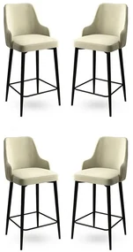 Set de scaune de bar Enox Cream, 4 buc.