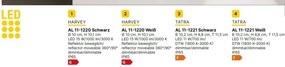 Spot LED aplicat reglabil iluminat exterior IP65 HARVEY alb