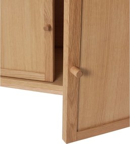Dulap în culoare naturală cu aspect de lemn de stejar 90x90 cm Dash – Hübsch