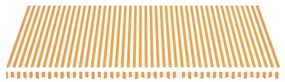 Panza de rezerva copertina, galben si alb, 6x3,5 m Galben si alb, 600 x 350 cm
