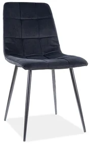 Scaun de sufragerie Marlana (Negru + Negru). Promo -7%. 1050508