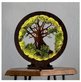 Li-Go 23631/DUB2 - Decorațiune de masă LED reglabilă LED/12W/230V 30x31 cm stejar