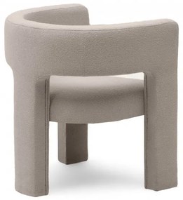 Fotoliu de design bej-gri ALPHA LOOP