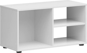 Comoda TV NENO, alb, PAL, 80x35.5x42 cm