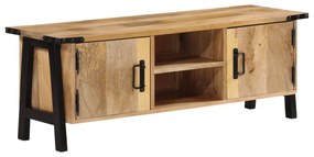 vidaXL Comodă TV, 110 x 35 x 40 cm, lemn masiv de mango
