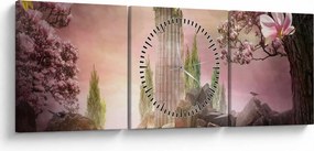 Tablou - Țărămul viselor (cu ceas) (90x30 cm)