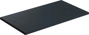 Cadita de dus compozit Omnires AquaRock M+ dreptunghiulara negru lava mat 80x140 cm