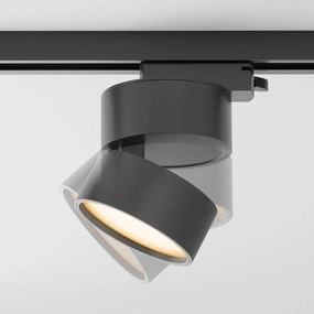 Spot LED, accesoriu pentru sinele monofazate Unity, ONDA 3000K negru