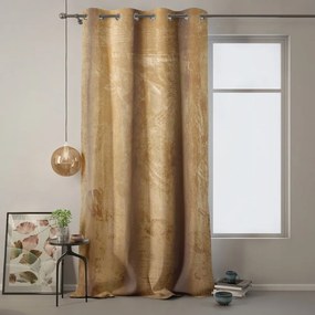 Draperie AmeliaHome Velvet, 140 x 270 cm, galben muștar