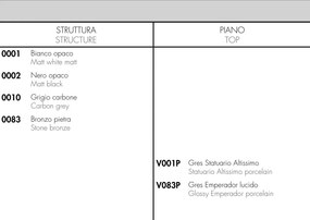 Masuta Auxiliara Design LUX, Andorra Ceramic