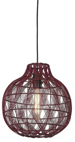 Lustra/Pendul Eco, Bambus, Mendoza visiniu, S